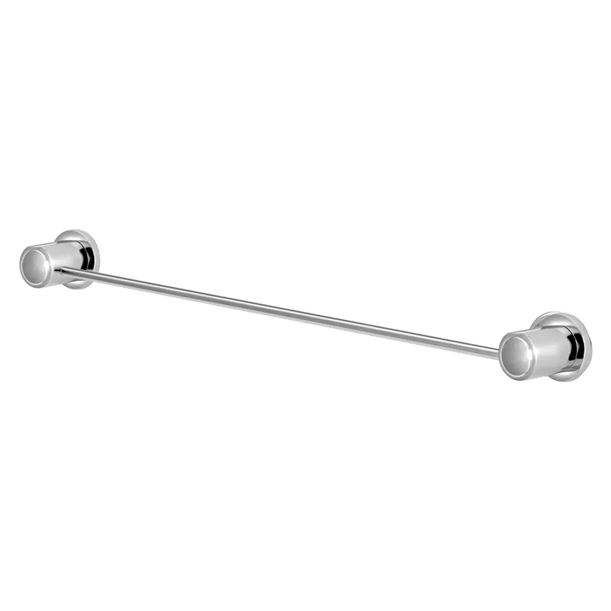 Porta Toalha Barra Metal Cromado Banheiro Parede Luxo