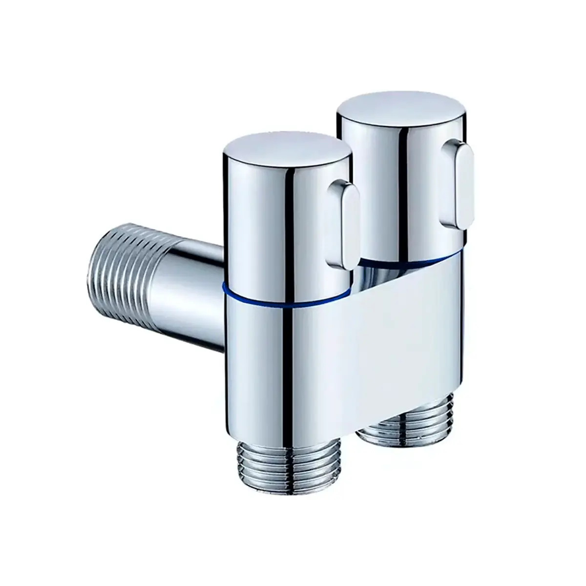 Registro Duplo Metal Para Saida De Máquina Multiplos Usos