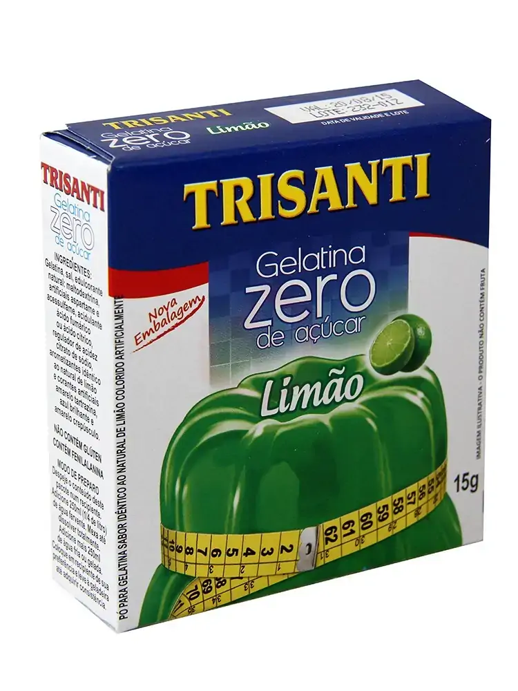 Gelatina Po Trisanti Zero Limao