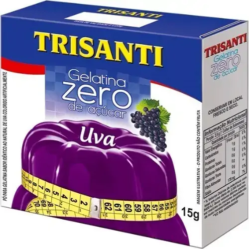Gelatina Po Trisanti Zero Uva