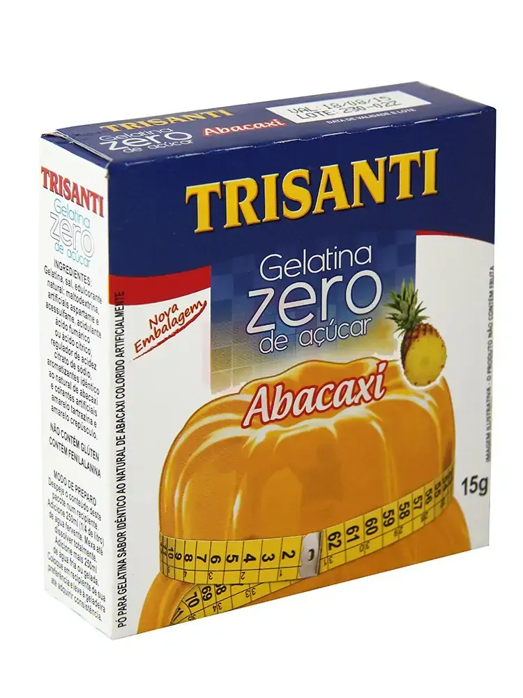 Gelatina Po Trisanti Zero Abacaxi