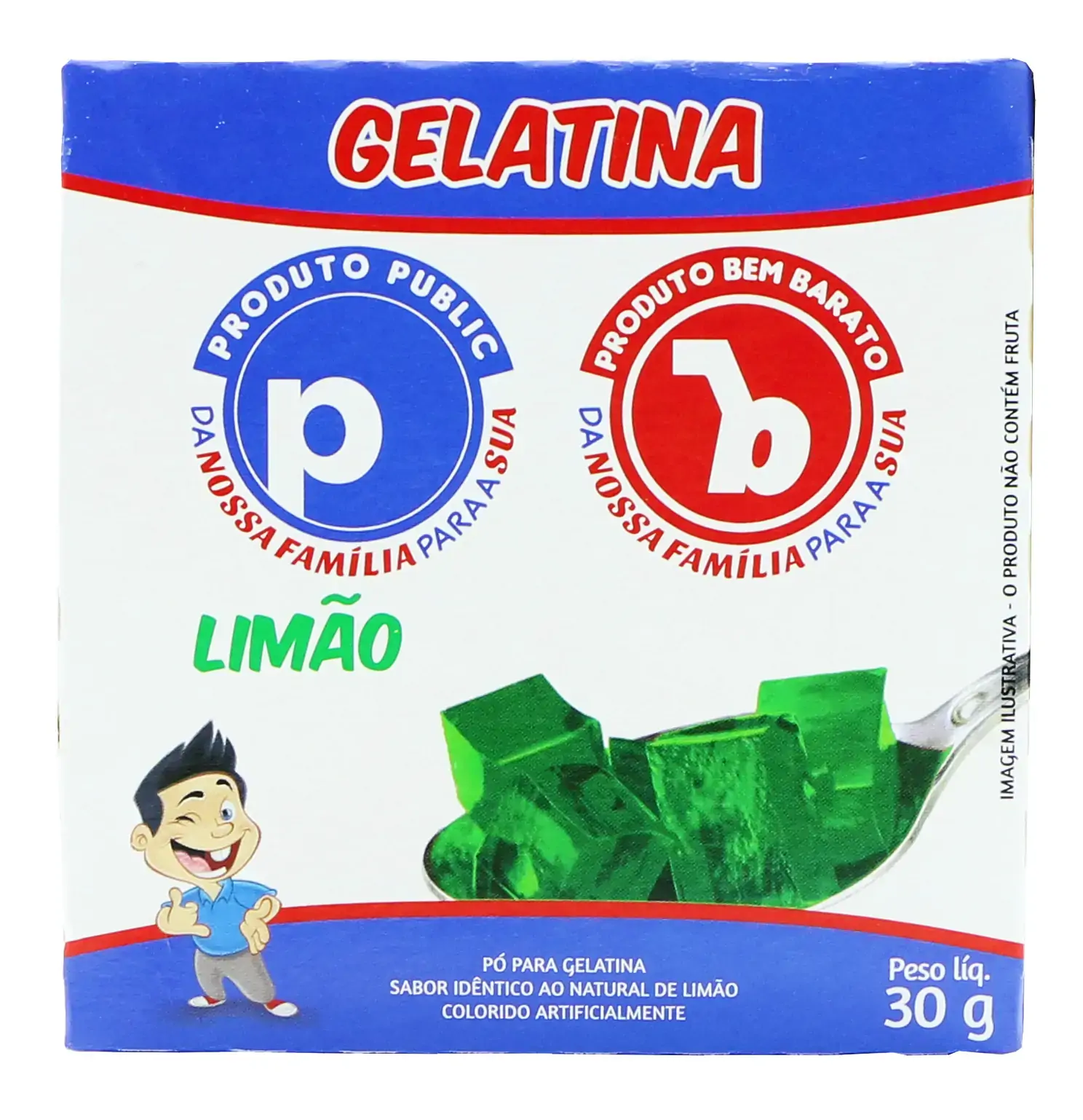 Gelatina Public 30g Limao