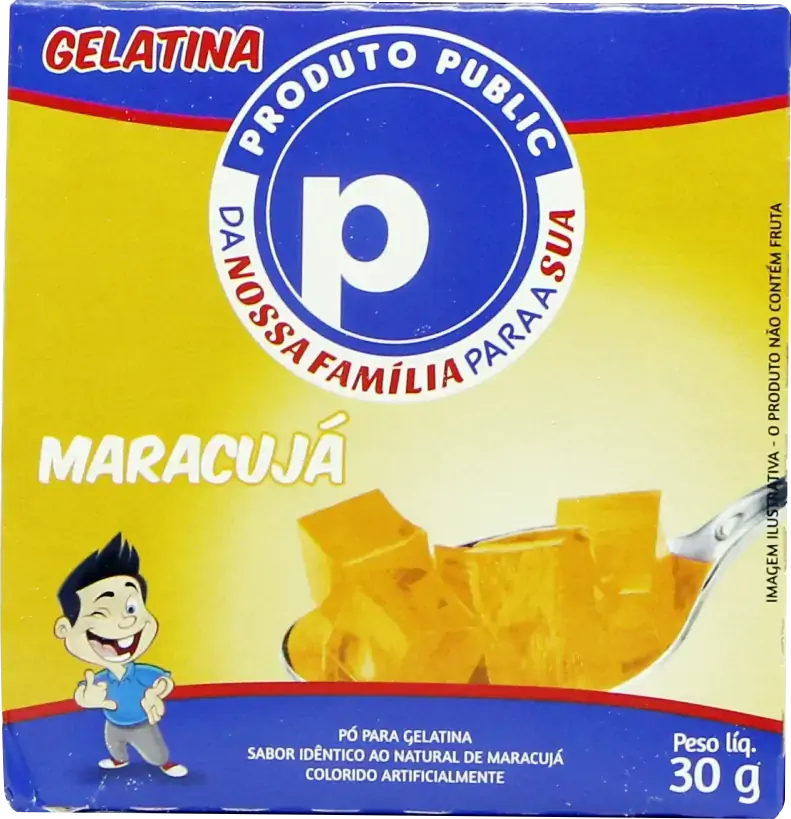 Gelatina Public 30g Maracuja