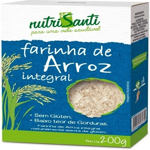 Farinha Arroz Integral Nutrisanti 200g