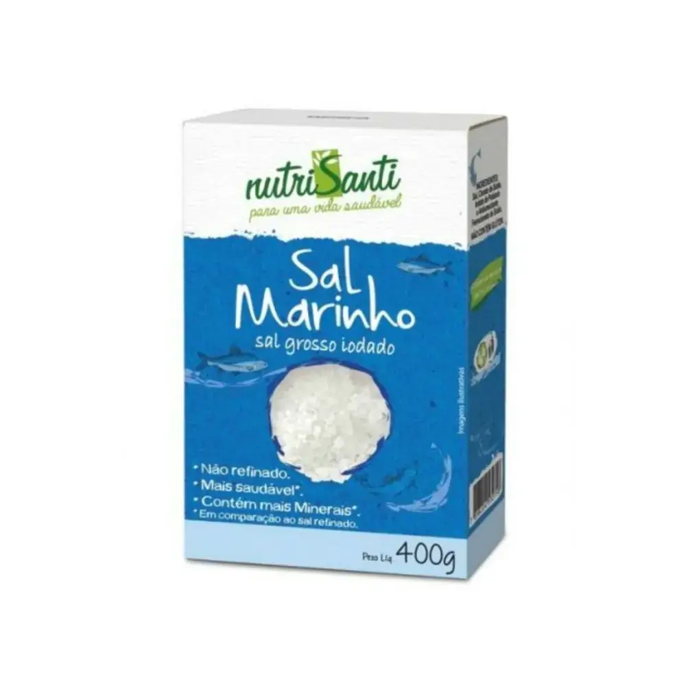 Sal Grosso Nutrisanti 400g Marinho