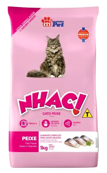 Racao Nhac 1kg Gato Peixe