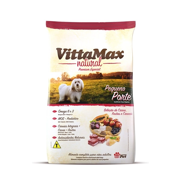 Racao Vittmax Natural Pq Porte 1kg