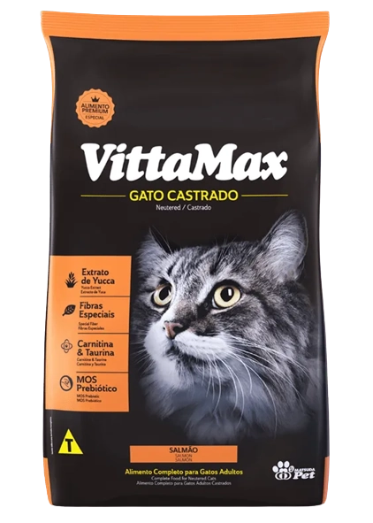 Alim.p/gat.vitta Max Salmao 1kg