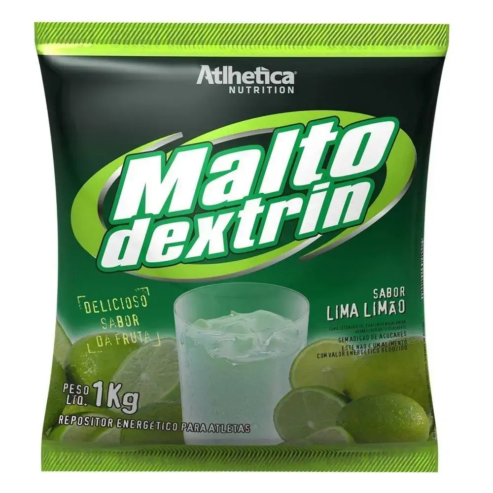 Maltodextrina 1kg - Atlhetica Sabor:Limão