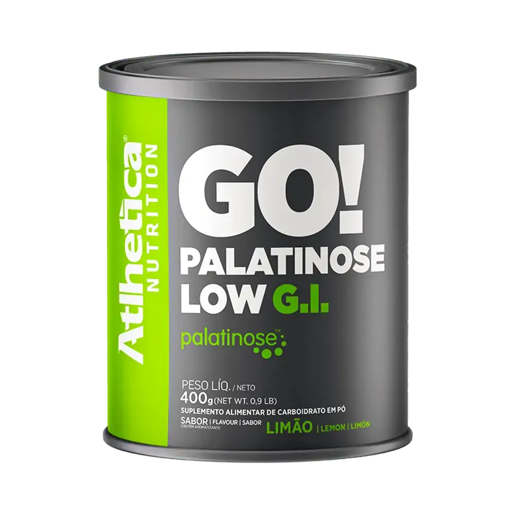 Go! Palatinose Lata com 400g Limao - GO! Palatinose Limão Lata com 400g