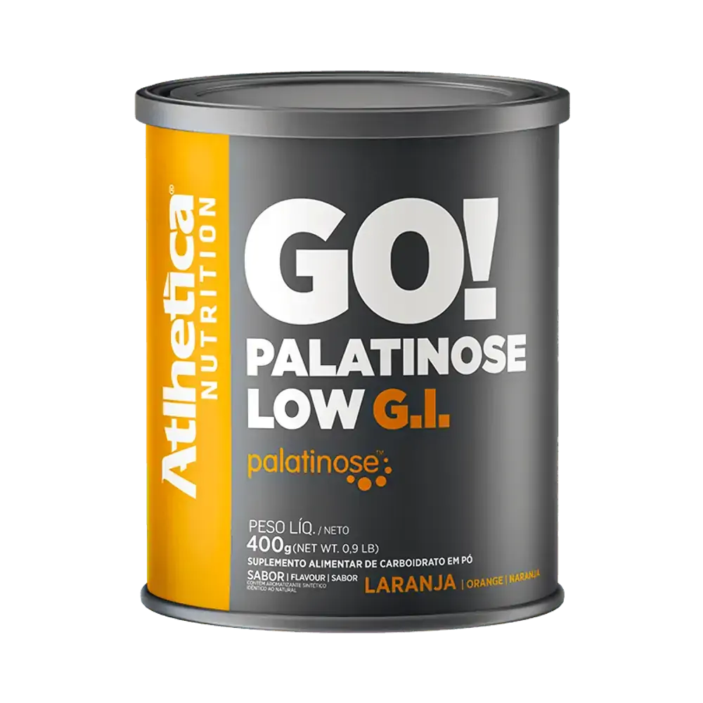 Go! Palatinose Lata com 400g Laranja - GO! Palatinose Laranja Lata com 400g