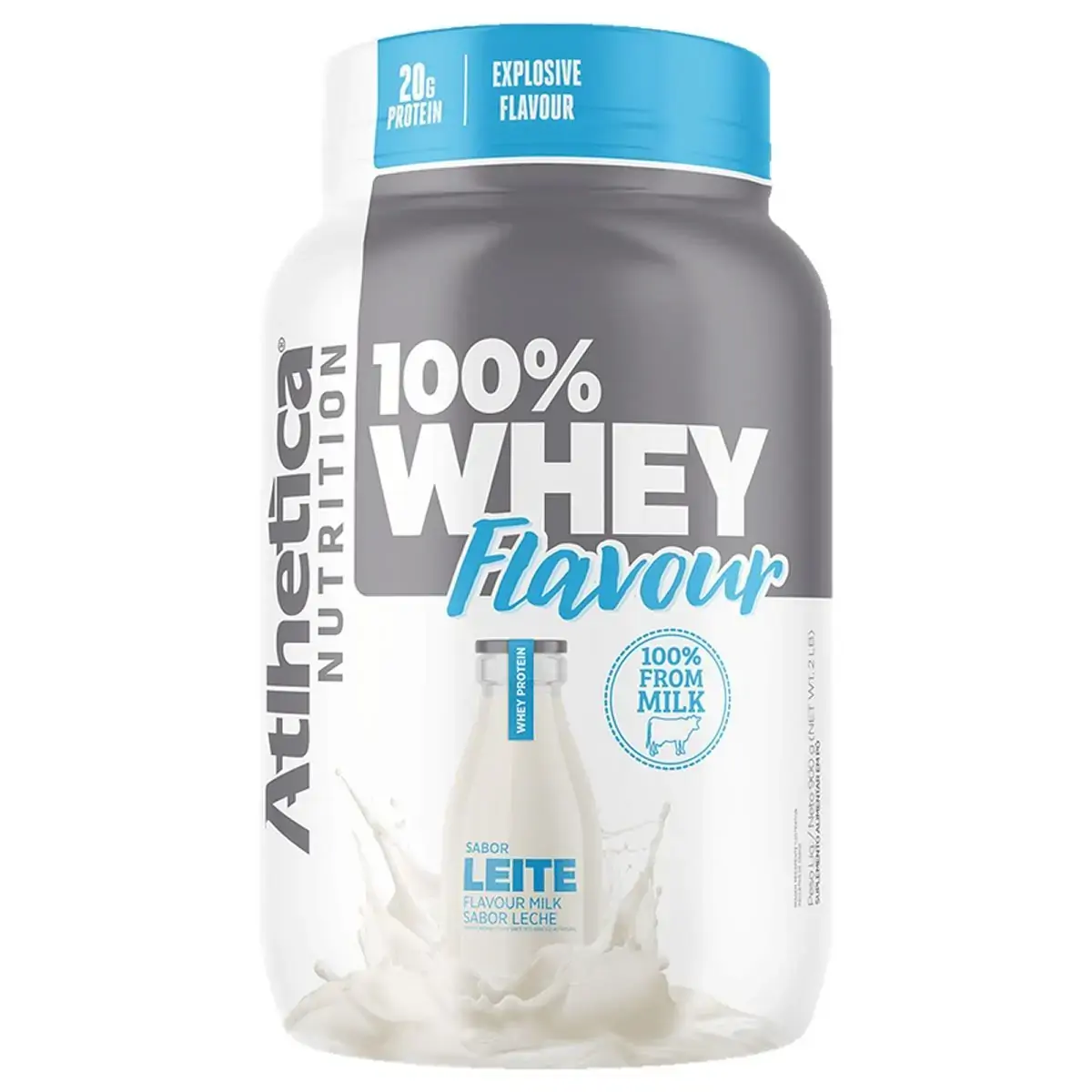 Best 100 Whey Flavour Atlhetica Leite 900g