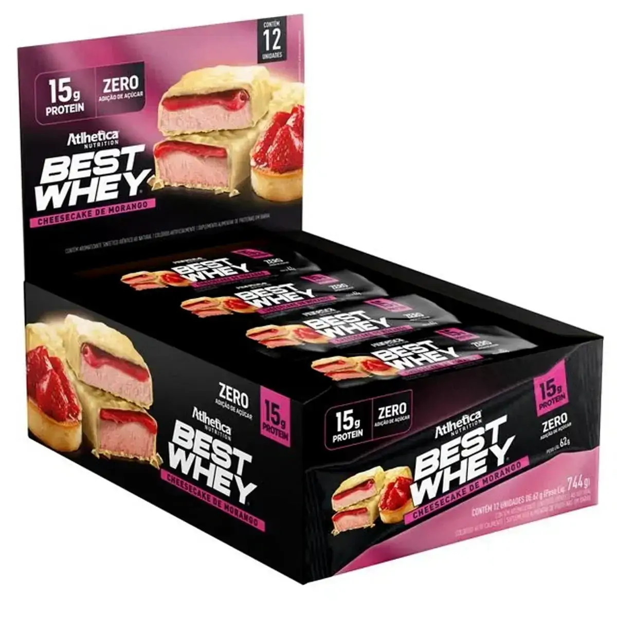 Atl. Best Whey 15g Protein Cheesecake Mor 62g