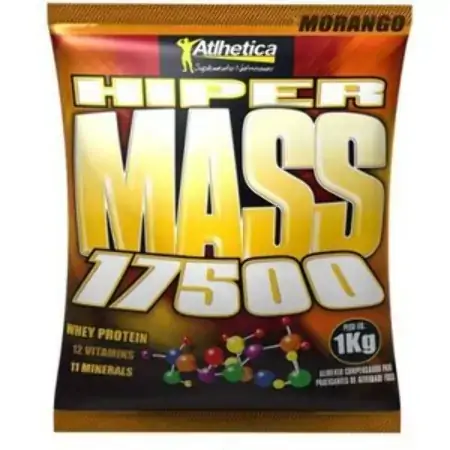 Esportivo Atlhetica Evolution Hiper Mass 17500 Pacote Pó 1000 Gramas