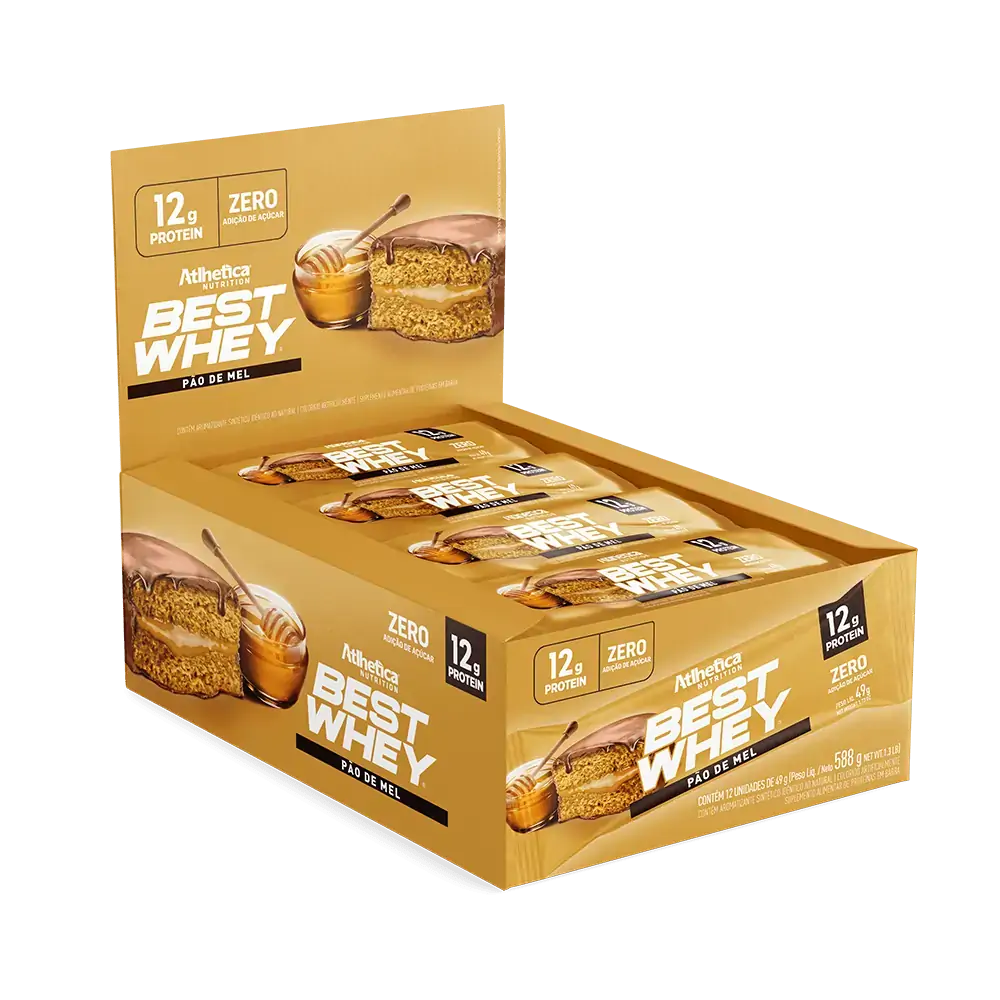 Bar Best Whey 12g Protein Pao De Mel 49g