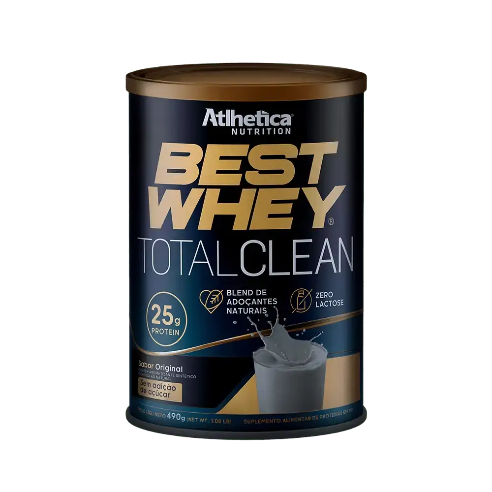 Best Whey Total Clean Lata Com 490 G Original