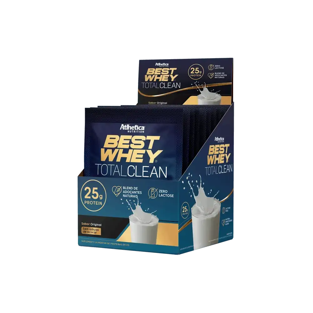 Best Whey Total Clean Display C/ 15 Sachets De 35g Original