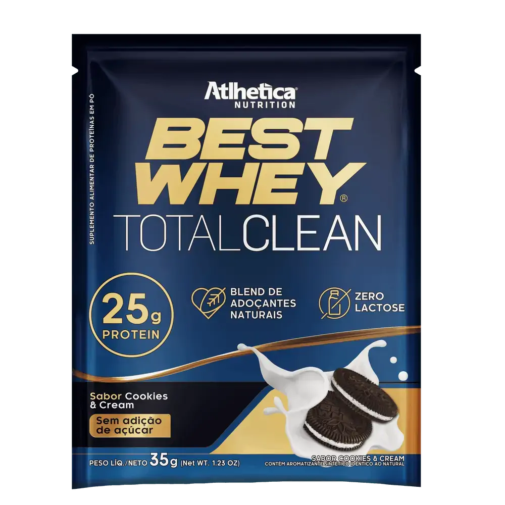 Best Whey Total Clean Display C/ 15 Sachets De 35g Cookies Cream