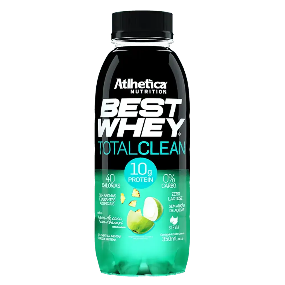 Best Whey Total Clean 350ml - Água de Coco com Abacaxi - Best Whey Total Clean 350ml - Agua de Coco