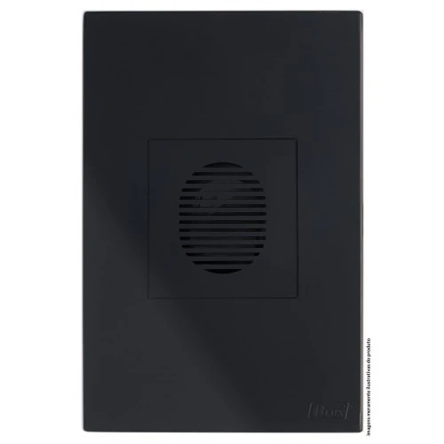 Cj Campainha Cigarra (som) - Recta Black Satin Fosco  - Brs12334-1bk