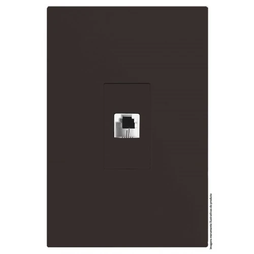 Cj Rj11 Vertical - Recta Chocolate Satin Fosco - Brs12353-6ch