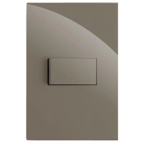 Cj Interruptor Simples Horizontal 4x2 - Recta Fendi Gloss - Brg10946-0fen