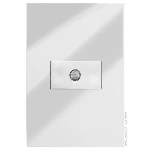 Cj Coaxial Horizontal 4x2 Recta Cromo Prata Gloss - Brg11393-1cbp