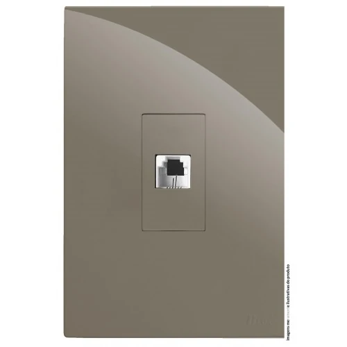 Cj Rj45 Cat6 Vertical 4x2 - Recta Fendi Gloss - Brg11474-3fen