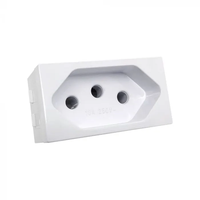 Módulo tomada 10A linha Home
