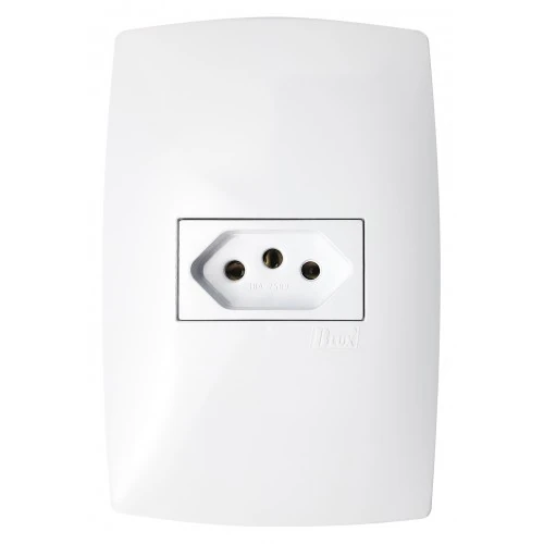 Cj Tomada 20a Horizontal 4x2 - Blux Home Branco - Bh10455-8br