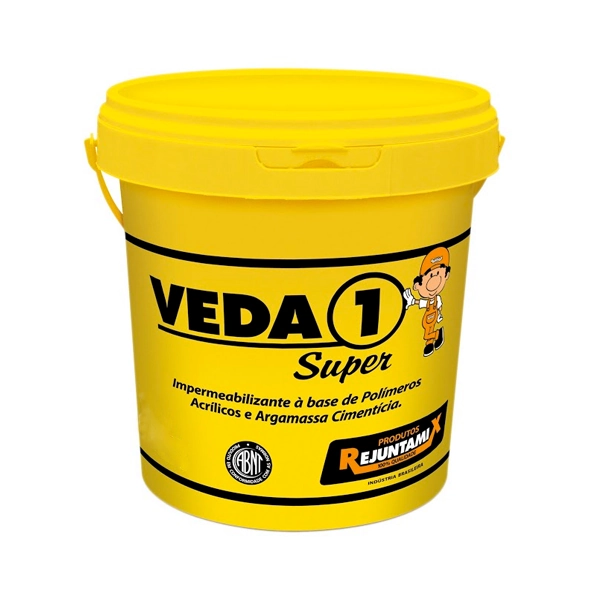 Aditivo Impermeabilizante Rejuntamix Veda1 Super 18kg Branco