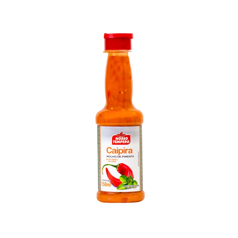 Molho De Pimen.nosso Tempero 150ml Pimenta Caipira