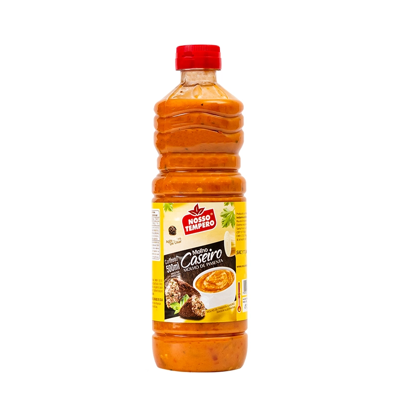 Molho Pimenta Nosso Tempero Caseiro 500ml