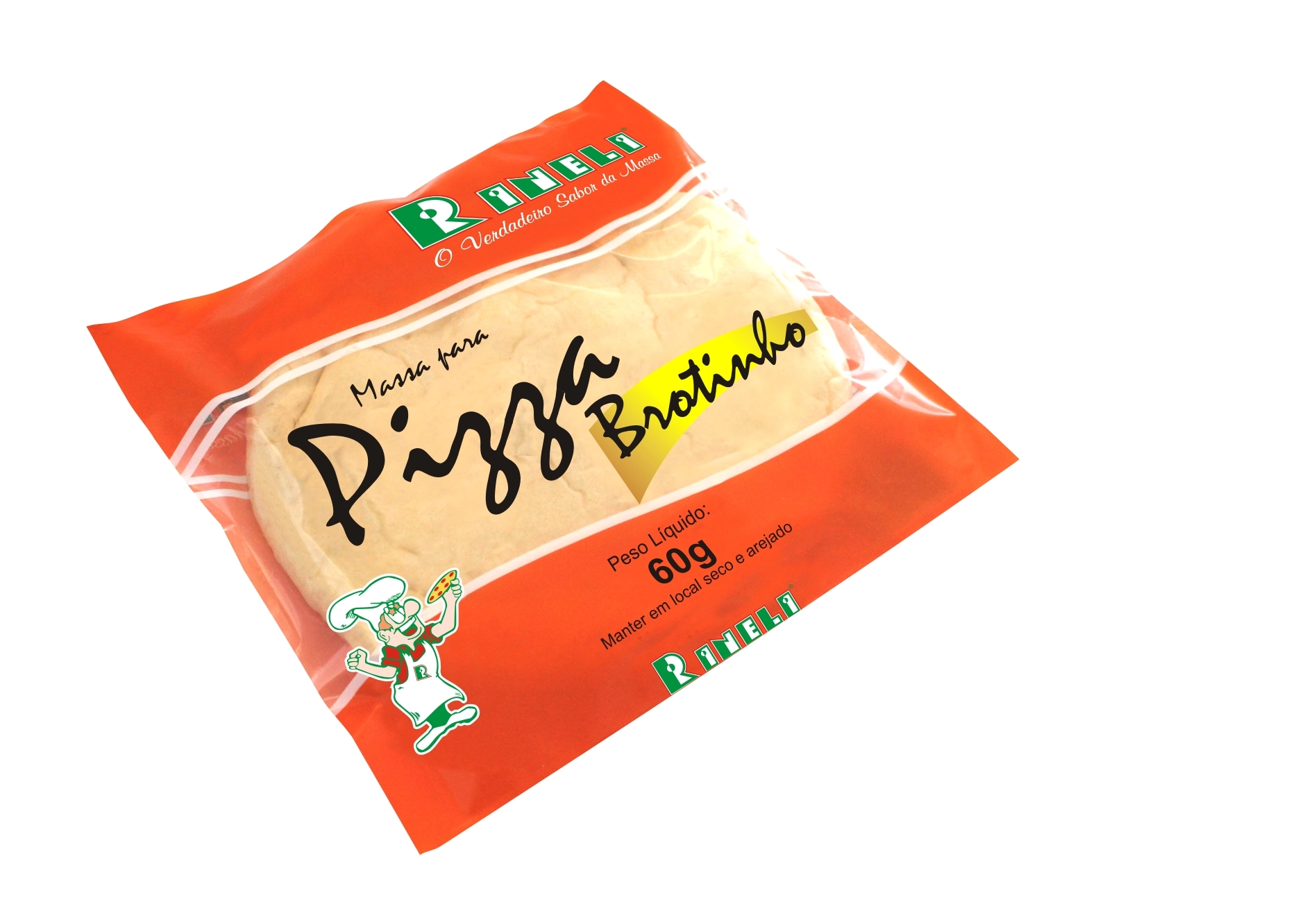 Massa Para Pizza Brotinho 60g Rineli