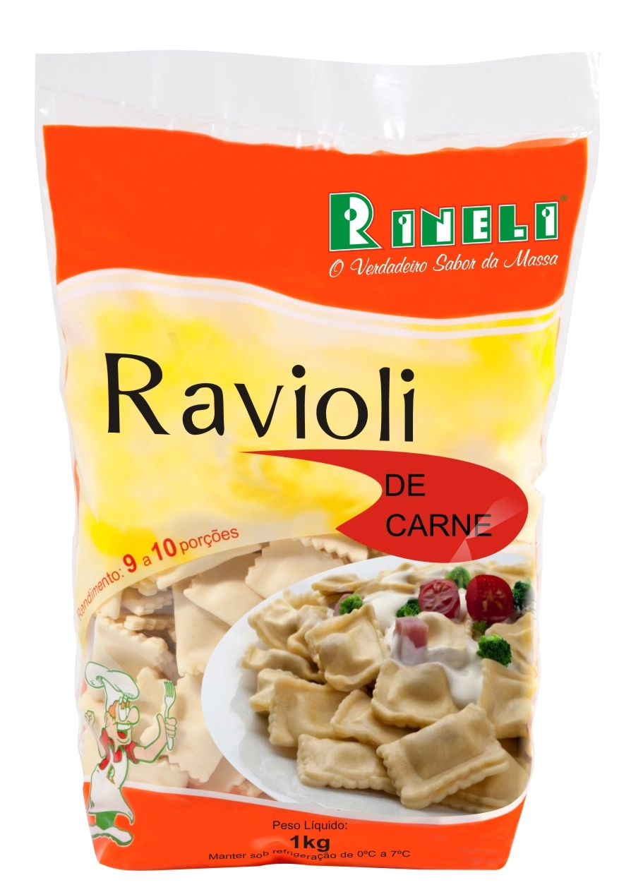 Ravioli De Carne 1kg Rineli