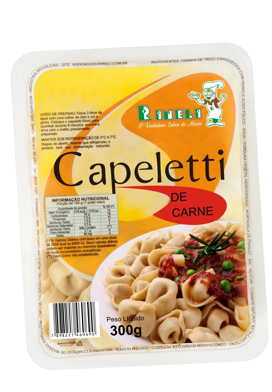 Capeletti De Carne 300g Rineli