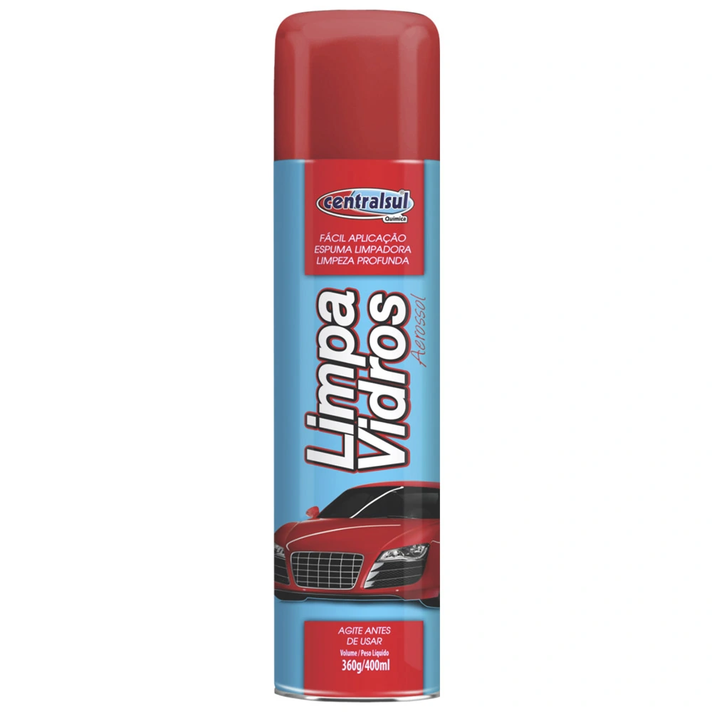 Limpa Vidros Aerossol 400ml - CENTRALSUL 031372