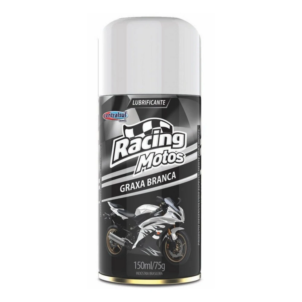 Graxa Branca Racing Motos Aerossol 150ml - CENTRALSUL 010944