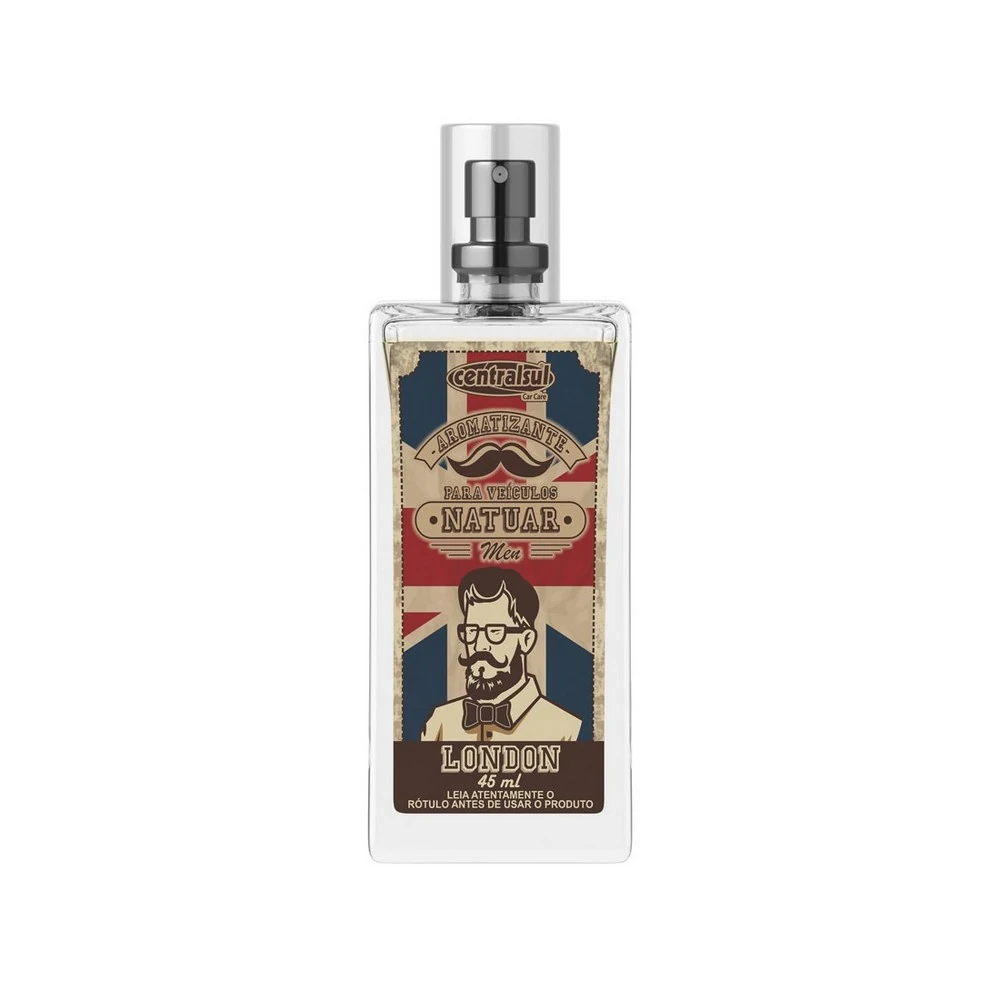 Aromatizante Spray Automotivo Natuar Men London 45ml Centralsul