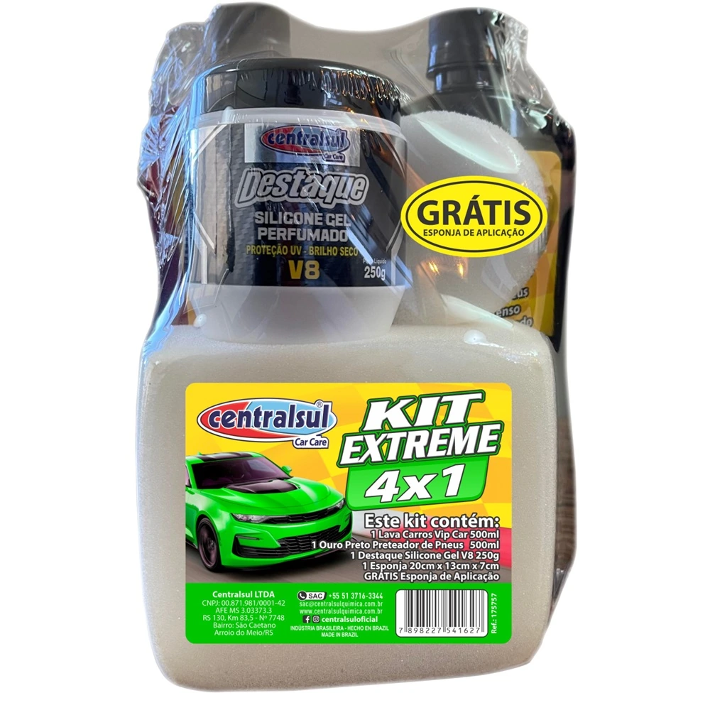 Kit Limpeza Extreme 4 em 1 - CENTRALSUL 175919