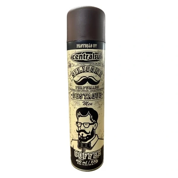 Silicone Spray Destaque Coffee 400ml - CENTRALSUL 183598