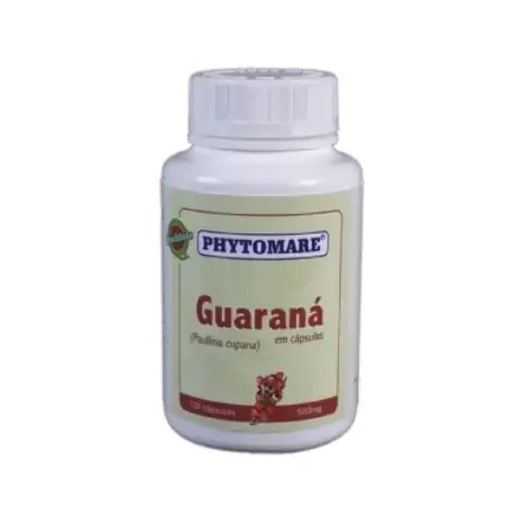 Guarana 500mg Com 120 Capsulas