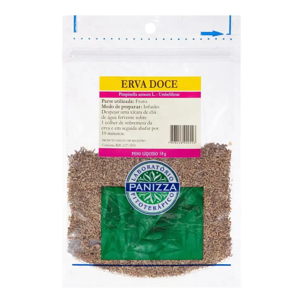 Cha Panizza Erva Doce 30gr