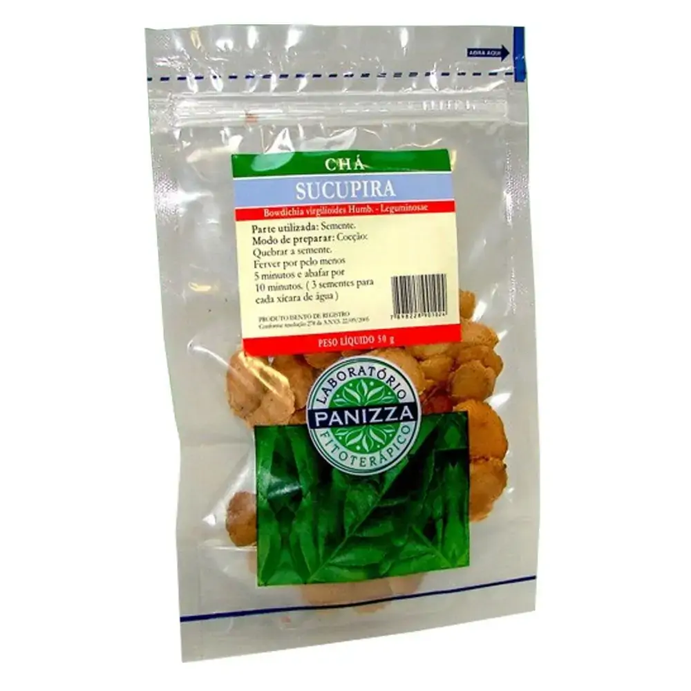 Cha Panizza Sucupira Semente 50gr