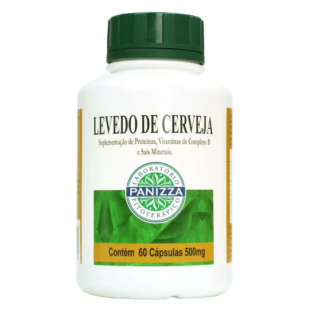 Levedo De Cerveja 500 Mg 60 Cps Panizza