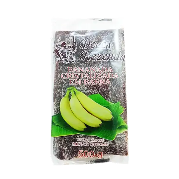 Bananada Rezenda 500gr Cristalizada