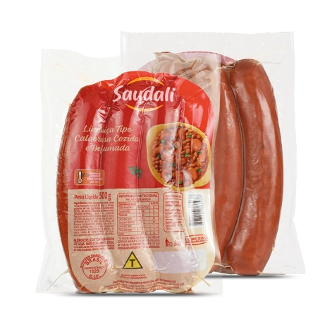 Linguiça Calabresa Cozida E Defumada Saudali 500g