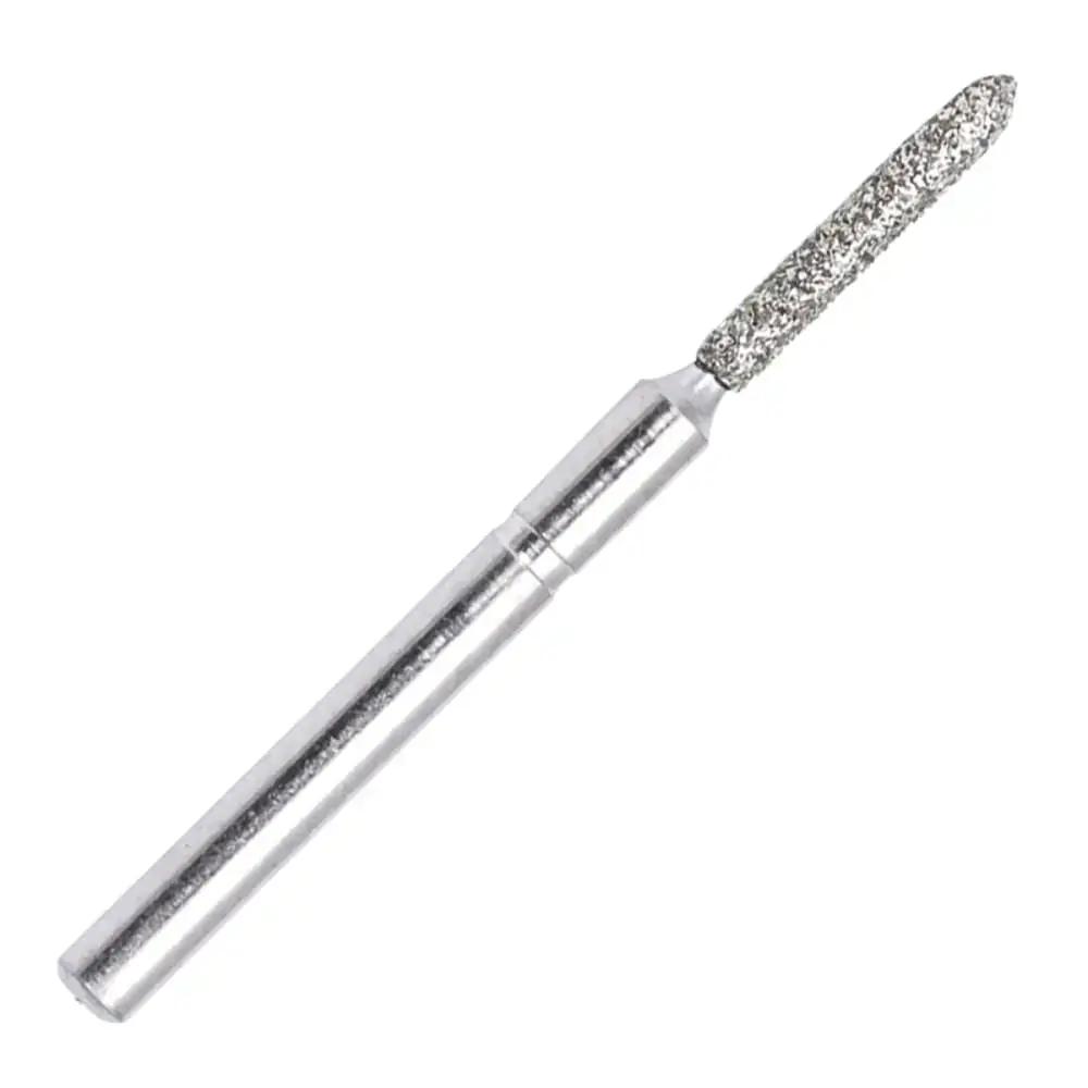 Ponta Diamantada Cilíndrica Extremidade Ogival 2214 - Microdont - 2214 (Cód. 25.3595)