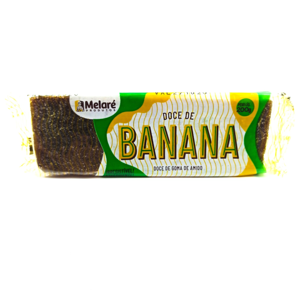 Doces De Banana Melare 200 Gr