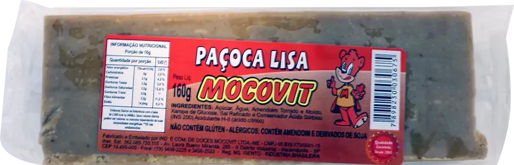 Pacoca Mocovit 180gr Lisa